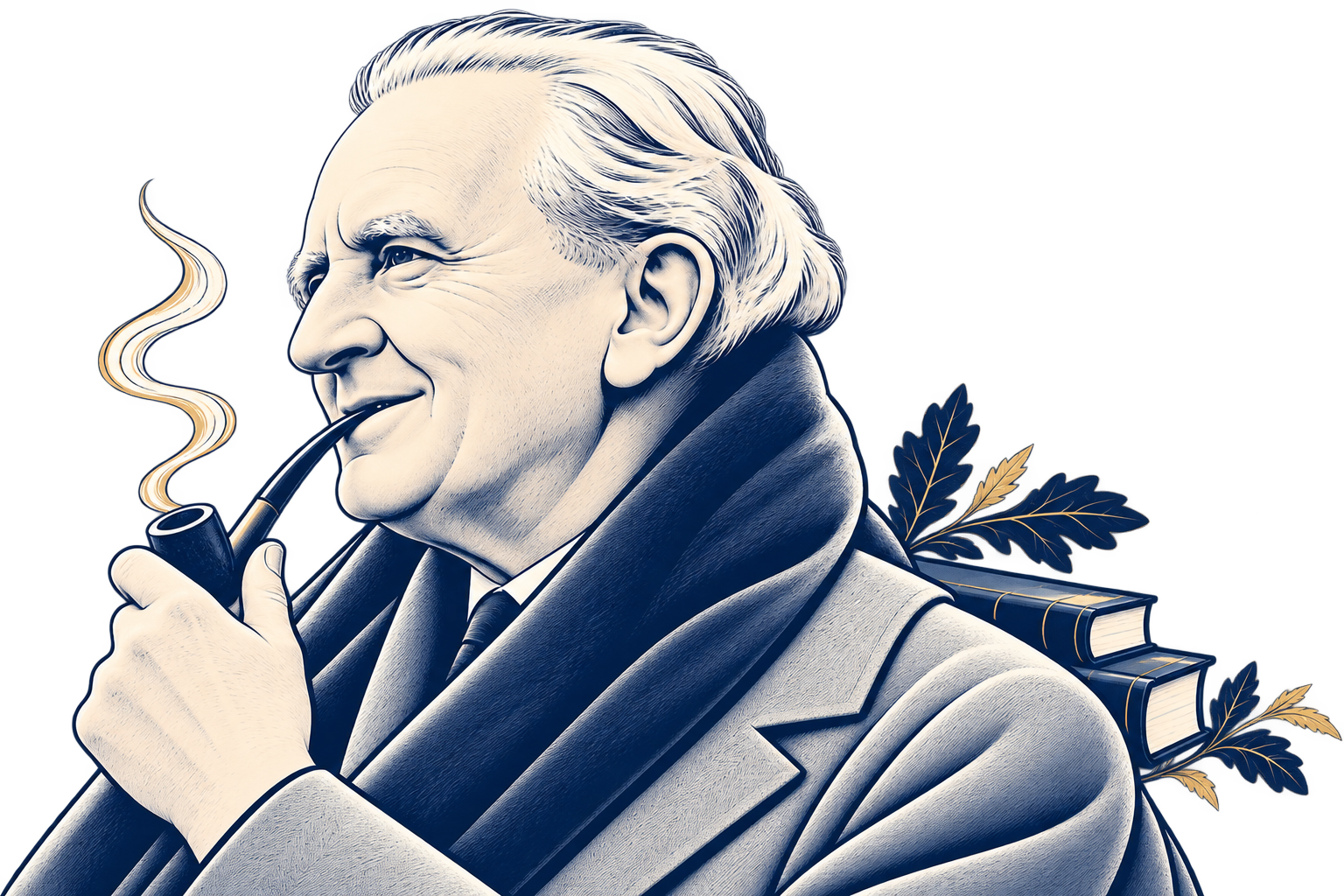 Illustrazione editoriale di J.R.R. Tolkien